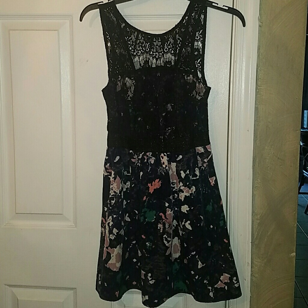 Kimchi blue mini sheer lace dress